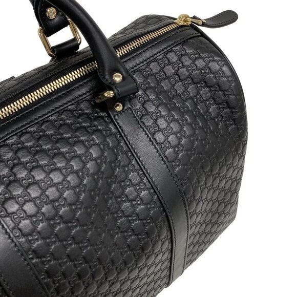 GUCCI Micro Guccissima Black Leather - Handbag 867-072225 - Picture 9 of 14